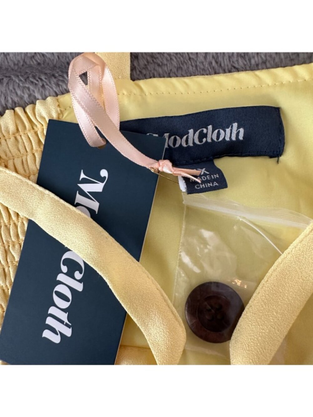 NWT Modcloth Butter Yellow Summer Dress Women's size 1X - Picture 3 of 6